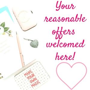 Reasonable offers welcome here!